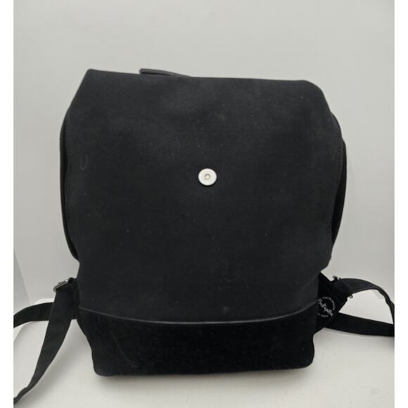 Kapten & Son Gothenburg Backpack #BE KAPTEN Black Suede & Canvas - Picture 2 of 15